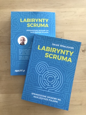 Testowe wydruki książki zaraz po odpakowaniu